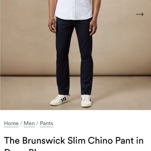 Frank and Oak slim fit chino